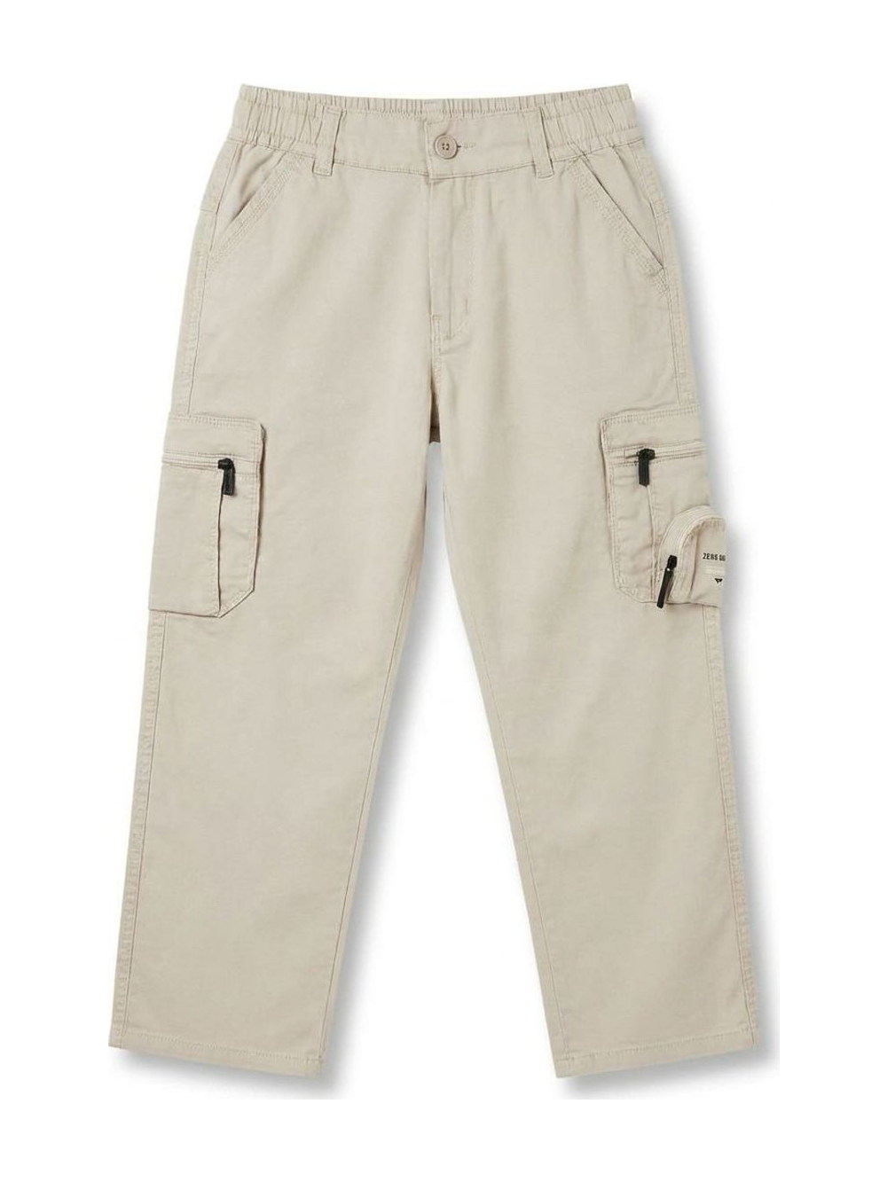 Bone Wide-Leg Cargo