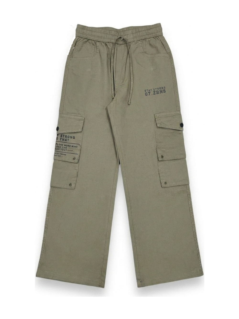 Sage Wide-Leg Cargo